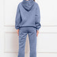 Drop Shoulder Long Sleeve Hoodie and Pants Set