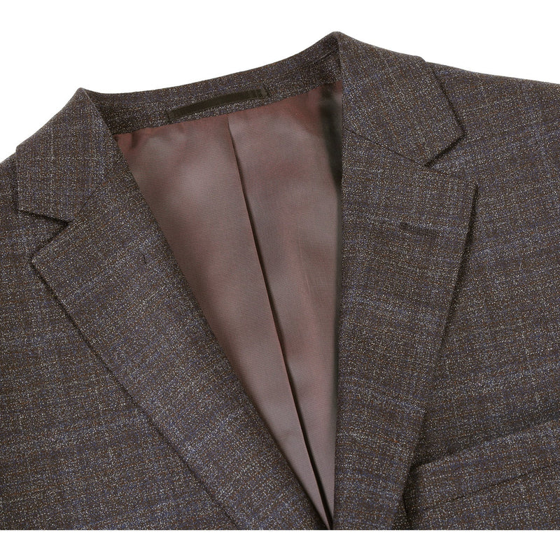 563-9 Men's Slim Fit Wool Blazer DARK BLUE L42 Slim Fit