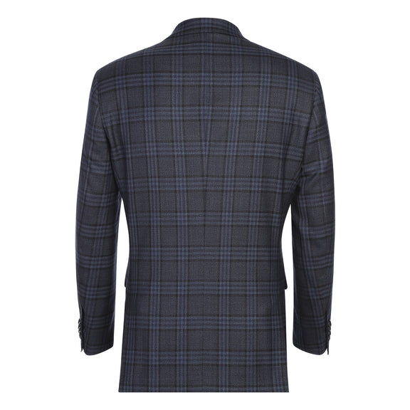 567-6 Men's New Slim Fit Wool Blazer DARK GRAY L42 New Slim Fit