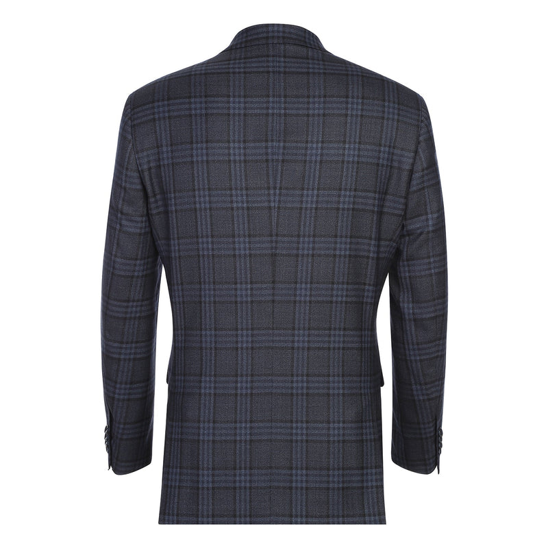 567-6 Men's New Slim Fit Wool Blazer DARK GRAY L42 New Slim Fit