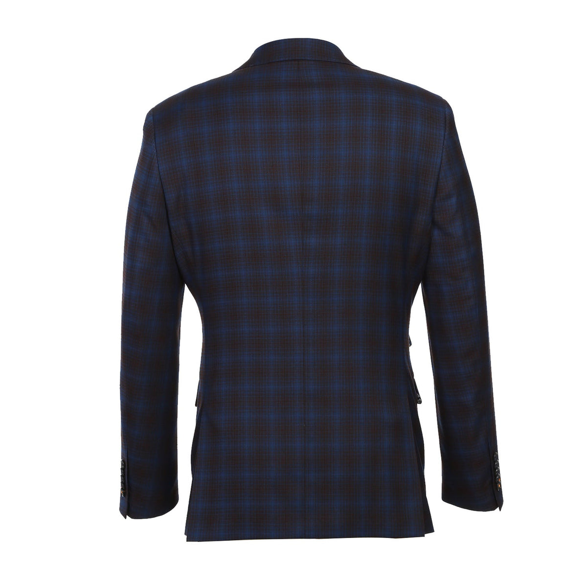 82-55-470EL Navy with Burgundy Check Suit