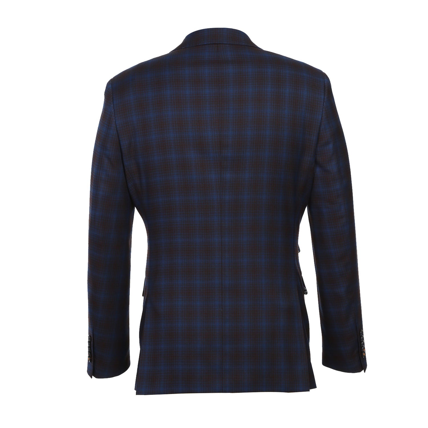 82-55-470EL Navy with Burgundy Check Suit