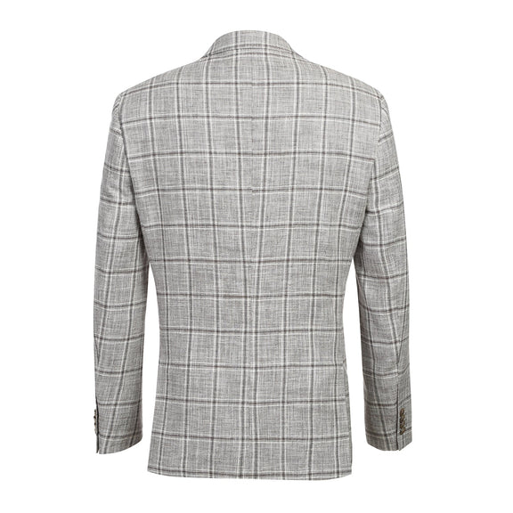 610-9 Men's New Slim Fit Blazer KHAKI L42 New Slim Fit