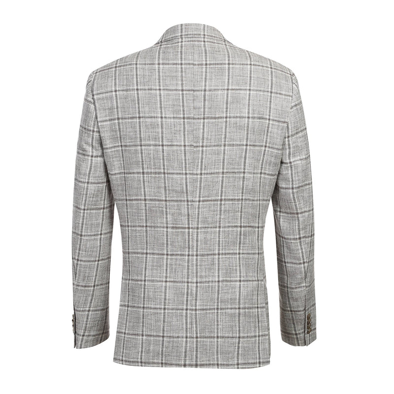 610-9 Men's New Slim Fit Blazer KHAKI L42 New Slim Fit