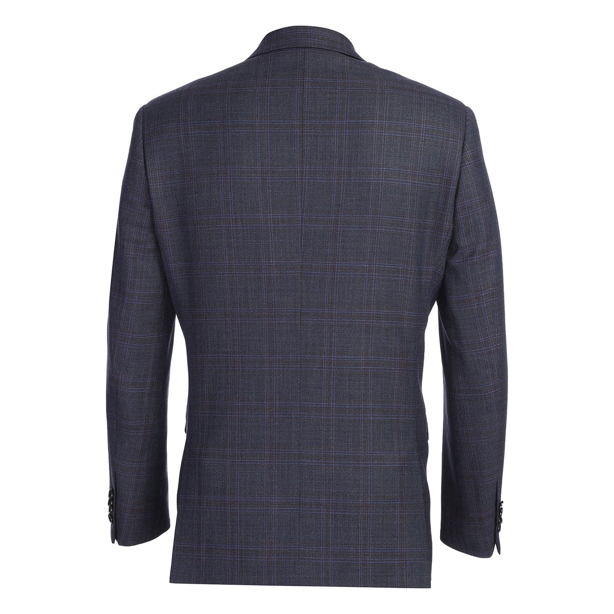 567-3 Men's New Slim Fit Wool Blazer BROWN L42 New Slim Fit