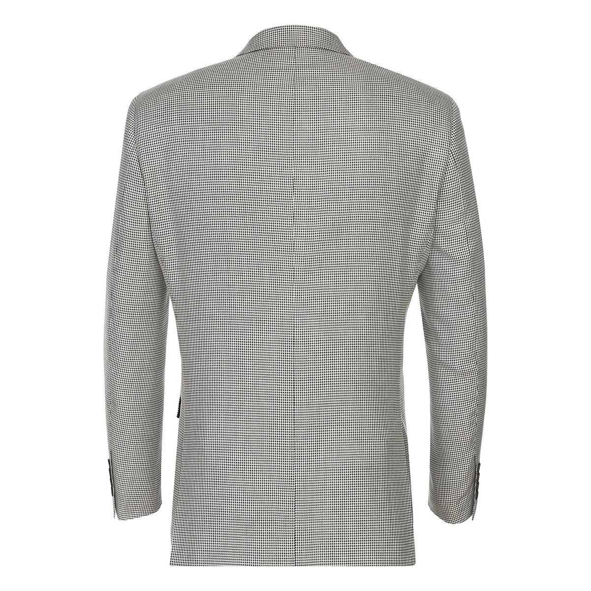 565-20 Men's New Slim Fit Wool Blazer OFF WHITE BLACK L42 New Slim Fit