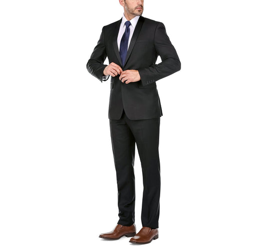 201-1 Men's Slim Fit 2-Piece Shawl Lapel Tuxedo Suit