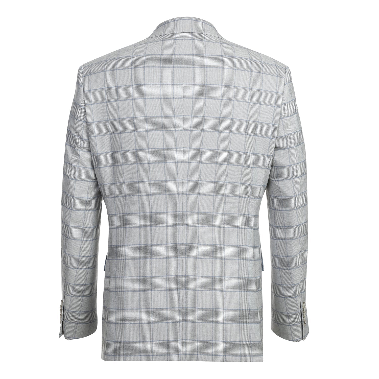 12-66-092EL Light Grey Check Suit