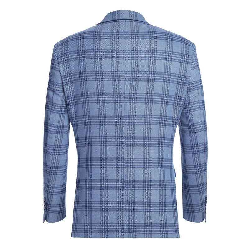 294-63 Men's New Slim Fit Blazer BLUE L42 New Slim Fit