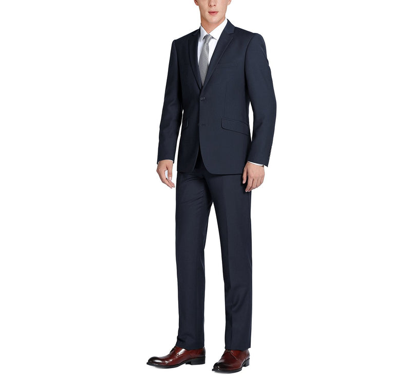 201-2 Men's 2-Piece Single Breasted Notch Lapel Suit