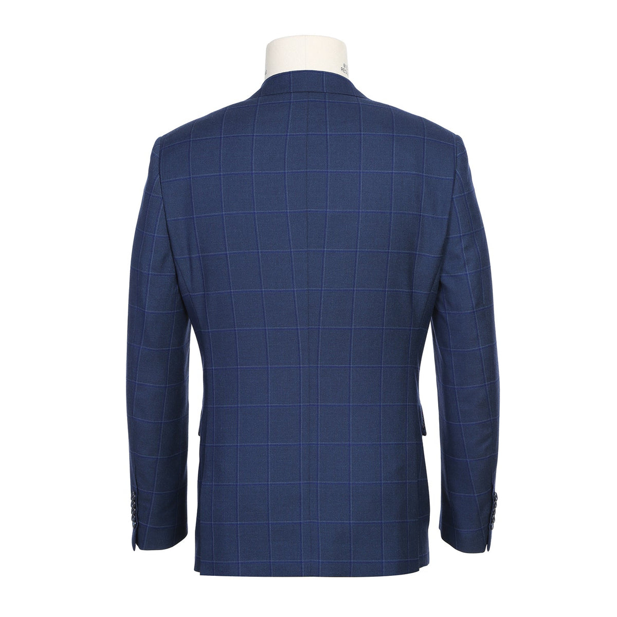 82-52-412EL Dark Blue Windowpane Check Suit