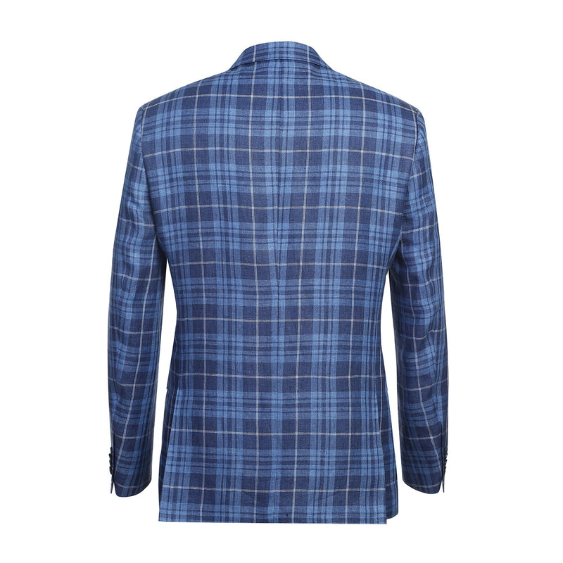 610-10 Men's New Slim Fit Blazer NAVY L42 New Slim Fit