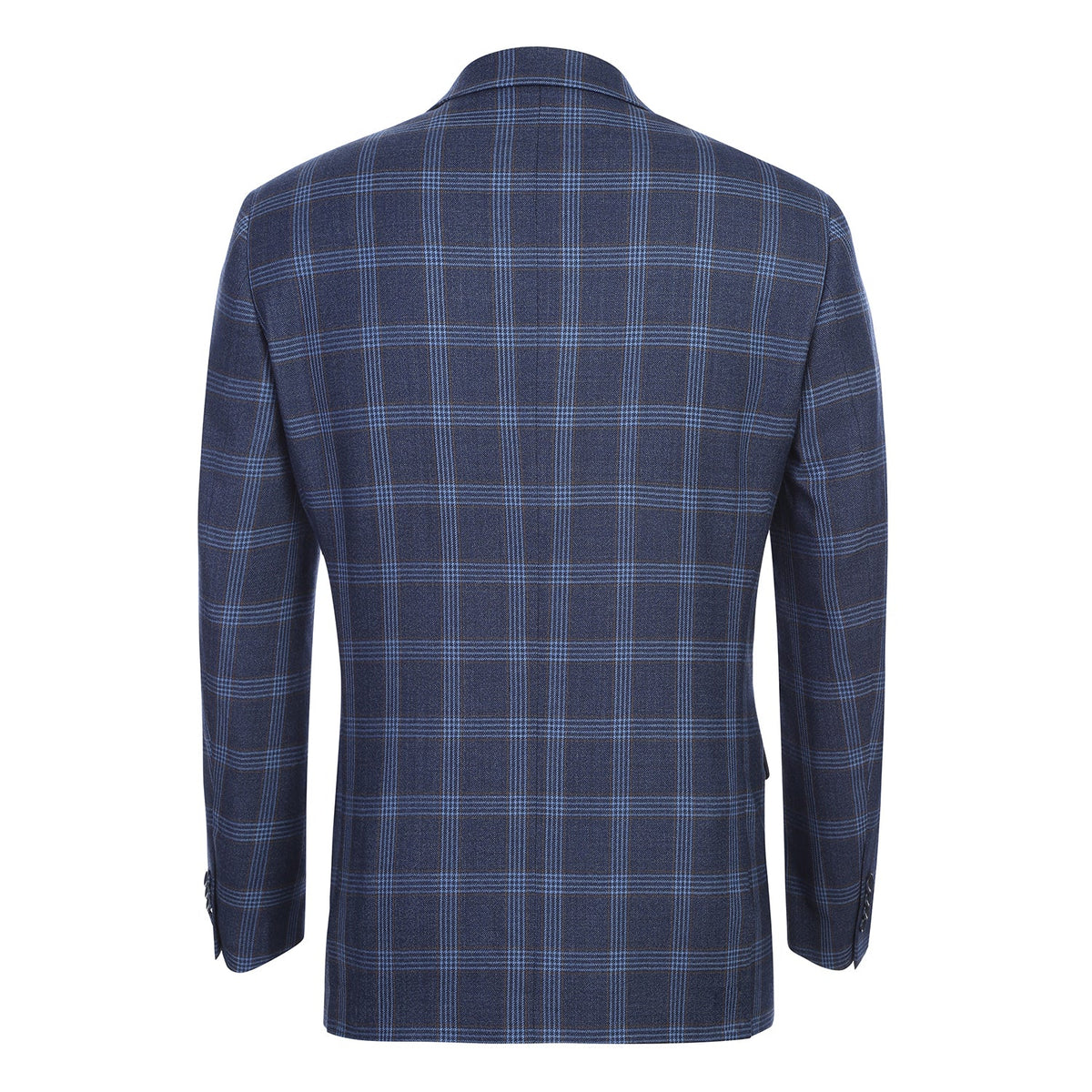 567-5 Men's New Slim Fit Wool Blazer BLUE L42 New Slim Fit
