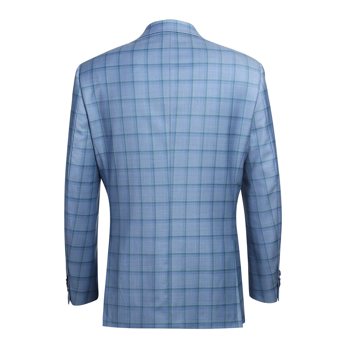 565-1 Men's Classic Fit Wool Blazer BLUE L42 Classic Fit