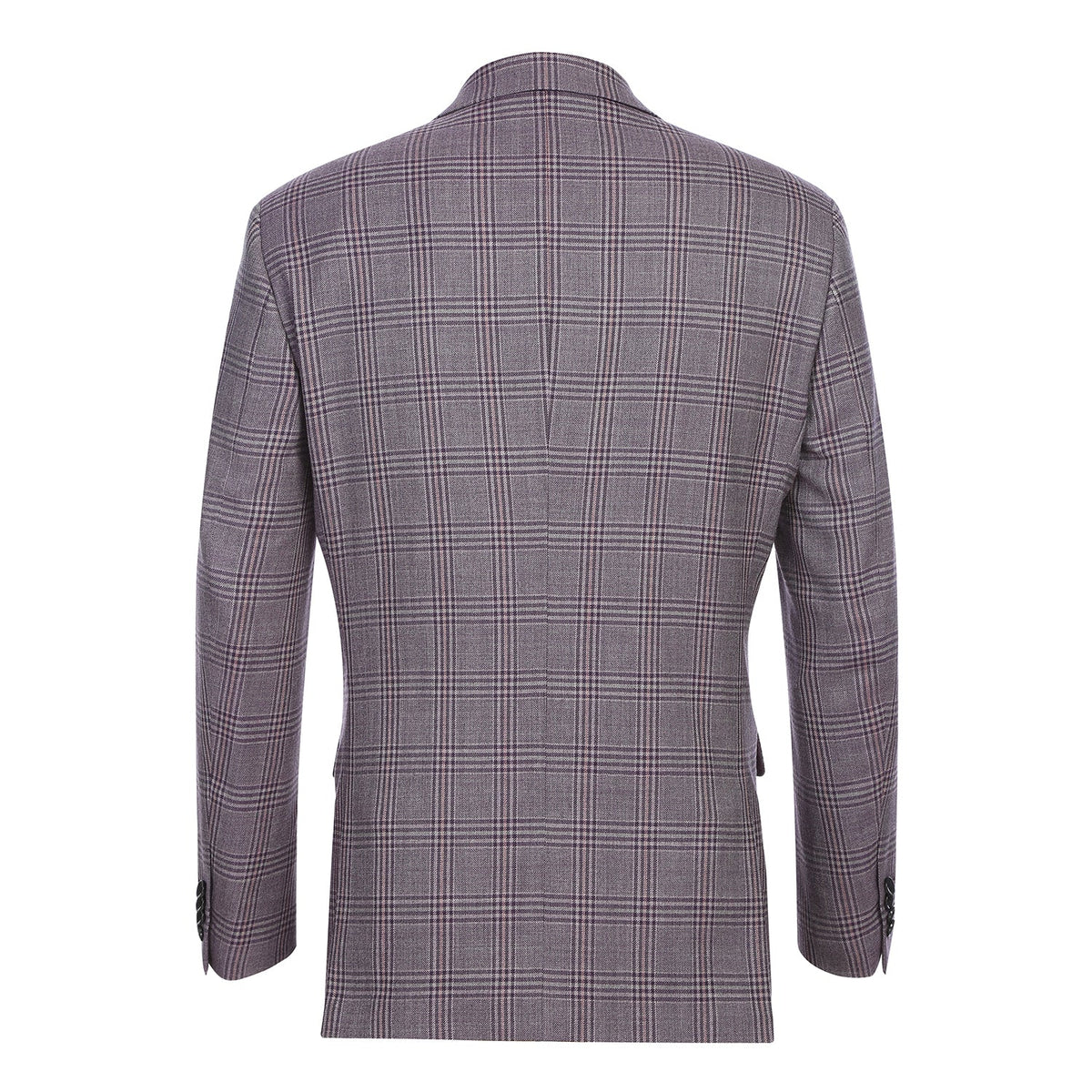 567-2 Men's New Slim Fit Wool Blazer PURPLE L42 New Slim Fit