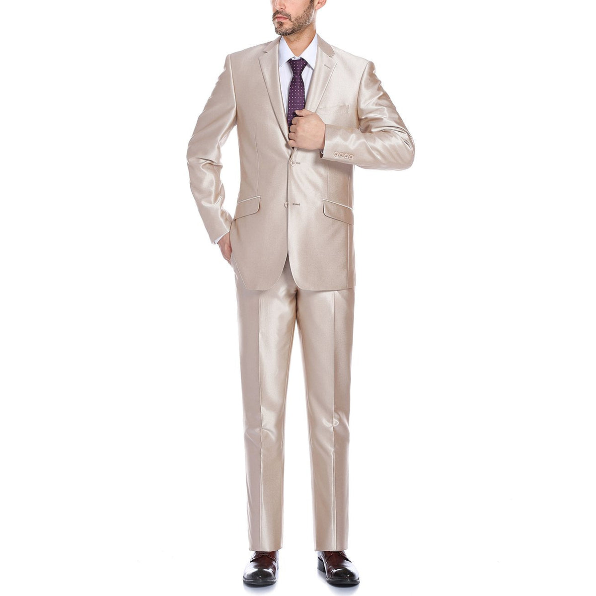 207-3 Men's Sharkskin Suit