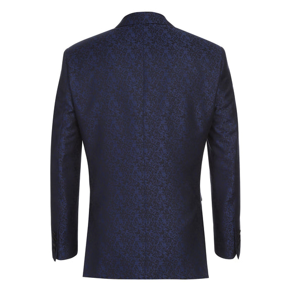 290-17 Men's New Slim Fit Tuxedo Jacket ROYAL BLUE L42 New Slim Fit