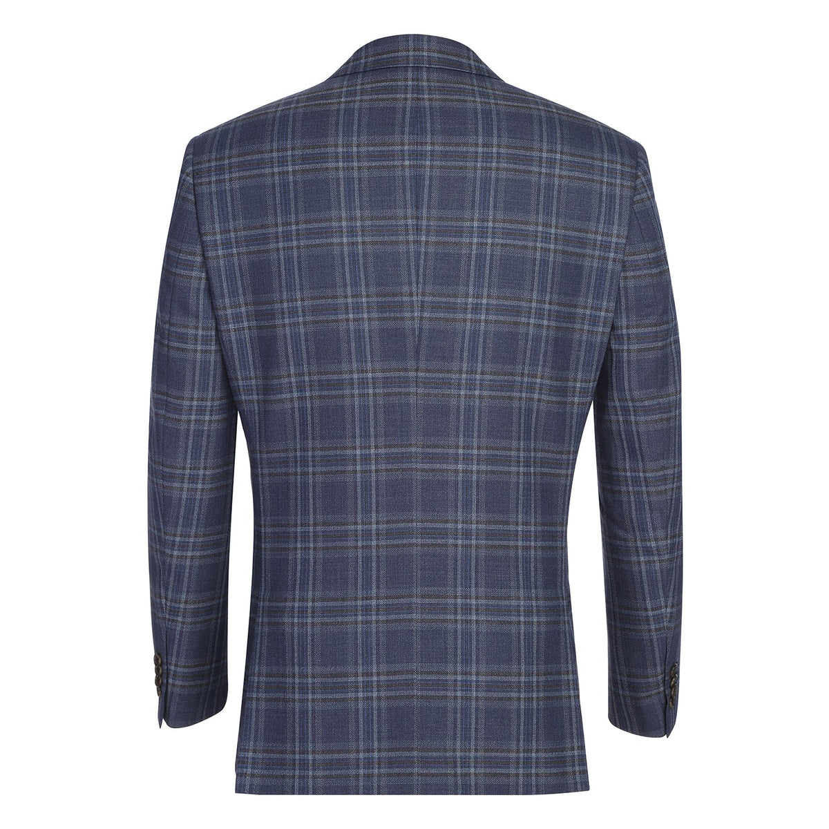 567-17 Men's New Slim Fit Wool Blazer NAVY L42 New Slim Fit
