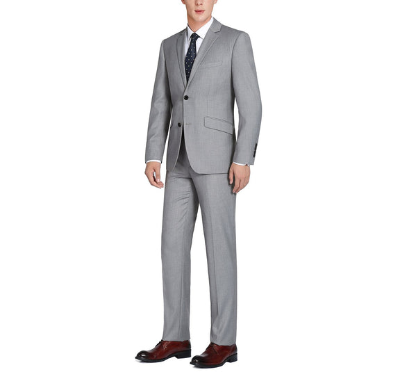 508-5 Men's 2-Piece Notch Lapel 100% Wool Suit