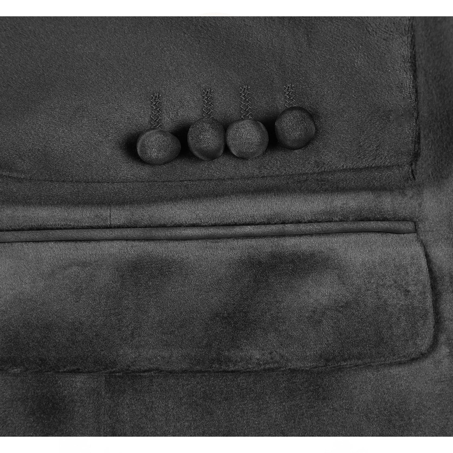 290-10 Men's Slim Fit Stretch Black Shawl Tuxedo Blazer