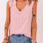 Full Size Swiss Dot V-Neck Tank