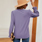 V-Neck Flounce Sleeve Blouse