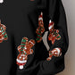 Sequin Gingerbread Man Long Sleeve Sweatshirt