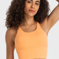 Crisscross Back Ladder Detail Sports Bra