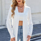 Open Front Long Sleeve Cardigan