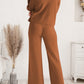 Long Sleeve Lounge Top and Drawstring Pants Set