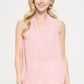 RENEE C  V-Neck Sleeveless Top