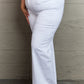 RISEN Raelene Full Size High Waist Wide Leg Jeans in White