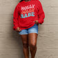 Simply Love Full Size HOLLY JOLLY BABE Long Sleeve Sweatshirt