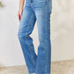 RISEN Full Size High Waist Straight Jeans