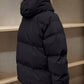 Pocketed Zip Up Hooded Puffer Jacket