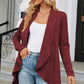 Open Front Long Sleeve Cardigan