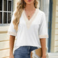 V-Neck Half Sleeve T-Shirt