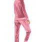 Round Neck Long Sleeve Loungewear Set with Pockets