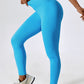 Slim Fit Wide Waistband Sports Leggings