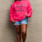 Simply Love Full Size HELLO WINTER Graphic Sweatshirt