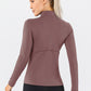 Mock Neck Quarter Zip Active T-Shirt