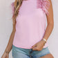 Sequin Round Neck Tank