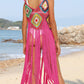 Fringe Spaghetti Strap Cover-Up