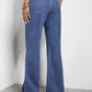 High Waist Bootcut Jeans with Pockets