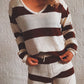 Striped Knit Top and Shorts Set