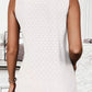 Eyelet Round Neck Tank