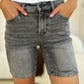 Judy Blue Full Size High Waist Washed Denim Shorts