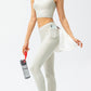 Full Size Slim Fit High Waist Long Sports Pants with Pockets