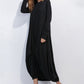 Full Size Round Neck Long Sleeve Sweatshirt Dress