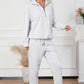 Half Zip Sweatshirt and Drawstring Sweatpants Set